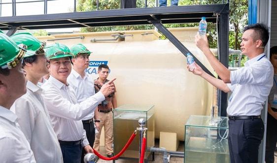Tập đoàn Sơn Hà thử nghiệm công nghệ xử lý nước thải tại Đông Anh