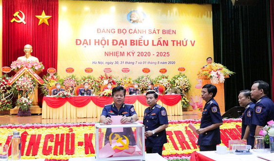 Đại hội Đại biểu Đảng bộ Cảnh sát biển lần thứ V, nhiệm kỳ 2020 - 2025 thành công tốt đẹp