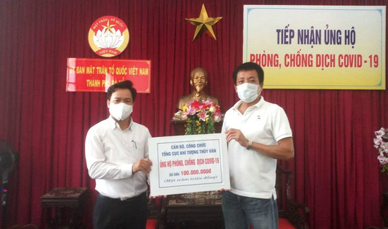 Tổng cục Khí tượng thủy văn ủng hộ nhân dân Đà Nẵng và Quảng Nam phòng, chống dịch