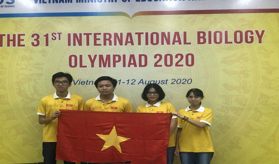 4/4 học sinh Việt Nam đoạt giải tại Olympic Sinh học quốc tế