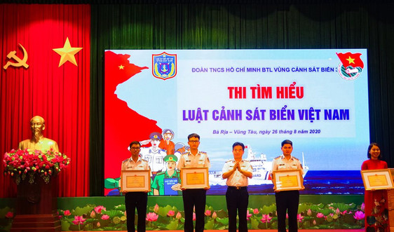 Tuổi trẻ Bộ Tư lệnh Vùng Cảnh sát biển 3 thi tìm hiểu về Luật Cảnh sát biển Việt Nam