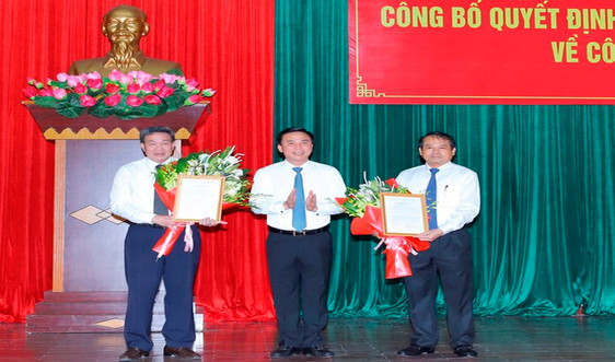 Thanh Hóa: Công bố quyết định về công tác cán bộ tại TP. Sầm Sơn và huyện Thọ Xuân