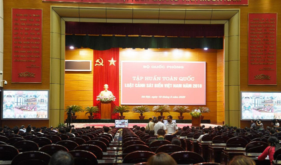 Tập huấn trực tuyến toàn quốc Luật Cảnh sát biển Việt Nam