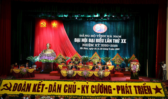 Khai mạc Đại hội đại biểu Đảng bộ tỉnh Hà Nam lần thứ XX, nhiệm kỳ 2020-2025