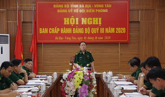 Đảng ủy Bộ chỉ huy BĐBP tỉnh Bà Rịa – Vũng Tàu: Tăng cường thực hiện nhiệm vụ quý IV năm 2020