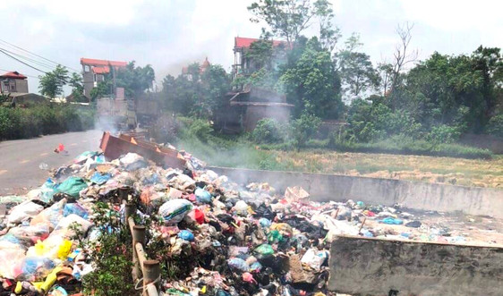 Tân Yên – Bắc Giang: Cần xử lý triệt để tình trạng gây ô nhiễm tại các điểm gom rác