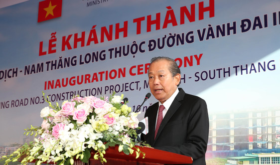 Phó Thủ tướng Thường trực dự Lễ khánh thành cầu cạn Mai Dịch – Nam Thăng Long