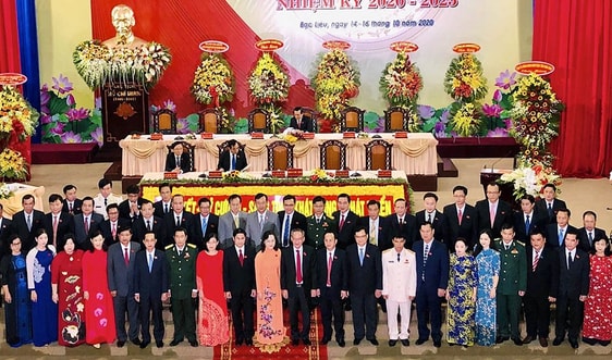 Đại hội Đại biểu Đảng bộ tỉnh Bạc Liêu nhiệm kỳ 2020-2025 biểu thị thống nhất ý chí, quyết tâm cao