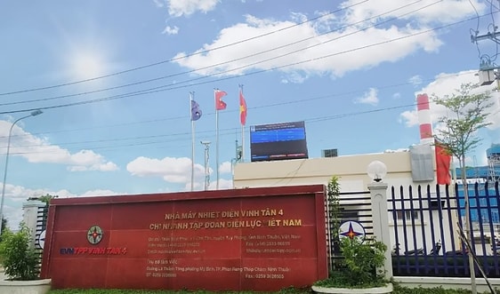 Nhiệt điện Vĩnh Tân 4 đưa vào sử dụng Bảng điện tử thông số môi trường