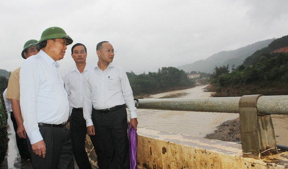 Phó Thủ tướng Trương Hòa Bình kiểm tra công tác phòng chống thiên tai ở Quảng Nam