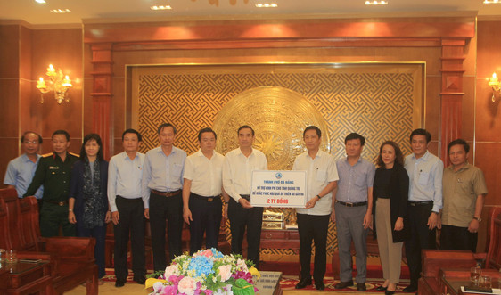 Đà Nẵng hỗ trợ Quảng Trị hơn 2 tỷ đồng khắc phục hậu quả mưa lũ