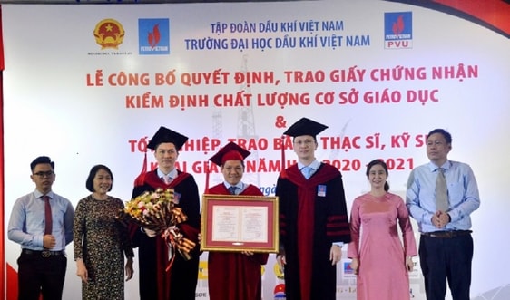 PVU nhận Giấy chứng nhận Kiểm định chất lượng giáo dục
