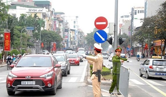 Từ 12/11, Hà Nội phân luồng giao thông phục vụ Hội nghị Cấp cao ASEAN 37