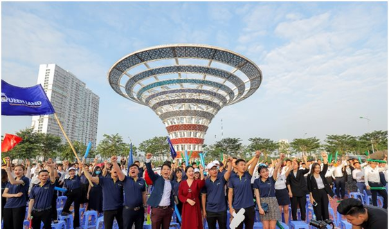 Hàng nghìn ‘chiến binh’ tham dự Lễ ra quân dự án Khu đô thị Dương Nội