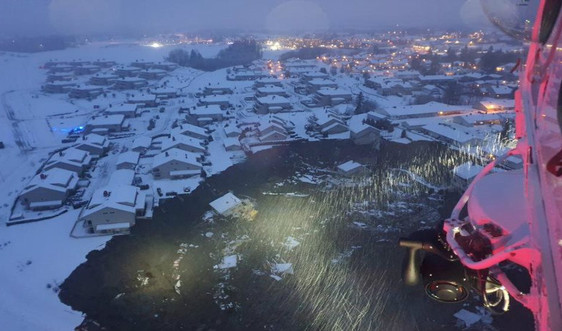 Sạt lở đất tại Na Uy: Hàng trăm người phải sơ tán