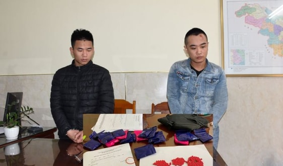 Thanh Hóa: Bắt lượng lớn ma túy tổng hợp và thuốc nổ
