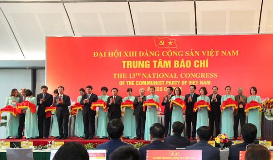 Khai trương Trung tâm báo chí Đại hội XIII Đảng Cộng sản Việt Nam
