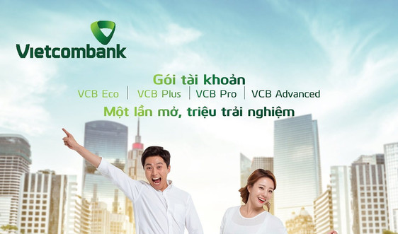 Vietcombank ra mắt 4 gói tài khoản đặc biệt vượt trội dành cho khách hàng cá nhân