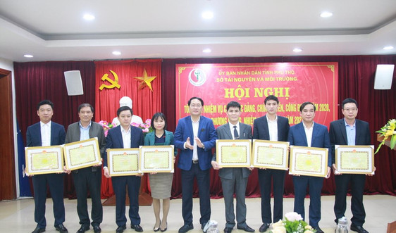 Sở Tài nguyên và Môi trường tỉnh Phú Thọ hoàn thành tốt nhiệm vụ công tác năm 2020