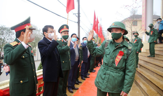 Lào Cai: Tưng bừng ngày hội nhập ngũ của  800 chiến sỹ