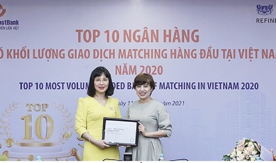 LienVietPostBank lọt Top 10 Ngân hàng có khối lượng giao dịch Matching lớn nhất thị trường ngoại hối Việt Nam 2020