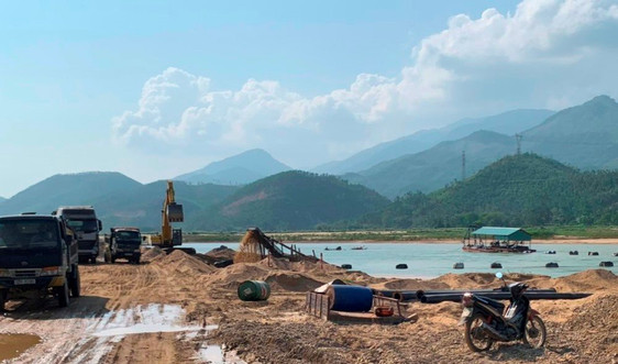 Quảng Nam: Nhiều doanh nghiệp chưa tuân thủ quy định khai thác cát, sỏi lòng sông