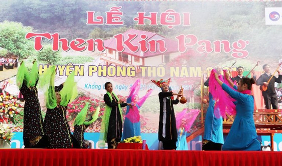 Lai Châu: Dân tộc Thái (trắng) tổ chức Lễ hội Then Kin Pang 