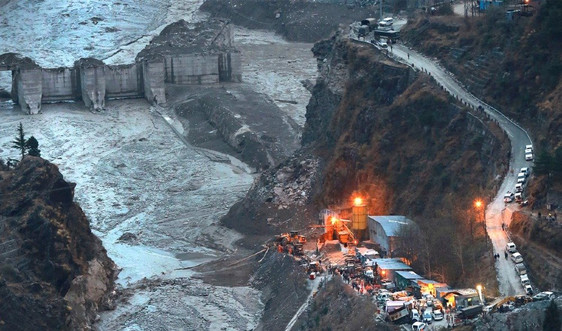 Ít nhất 10 người thiệt mạng do vỡ sông băng gây lở tuyết ở Ấn Độ