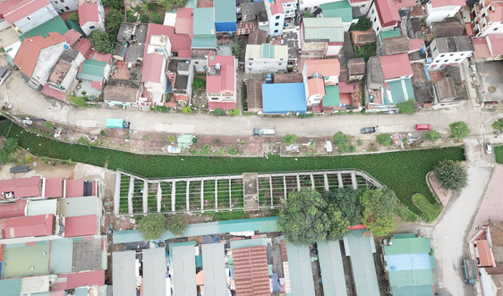 Tiên Du (Bắc Ninh): UBND xã Phú Lâm xây dựng trái phép 18 ki-ốt, xâm phạm công trình thuỷ lợi