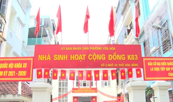 Hà Nội: Phường Yên Hòa tổng vệ sinh môi trường, chỉnh trang đô thị chào mừng ngày hội bầu cử