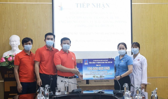 PVEP hỗ trợ y tế tuyến đầu phòng chống dịch COVID-19 tại tỉnh Bắc Giang