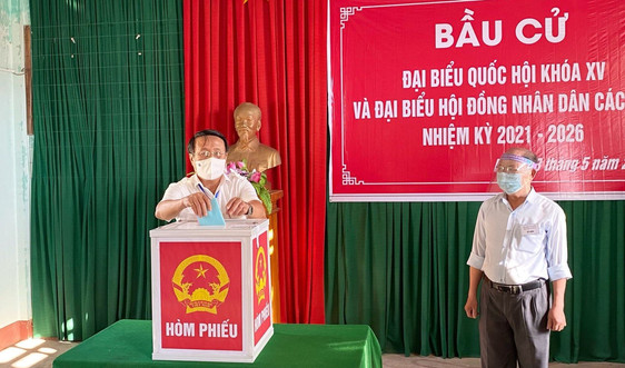 Tỷ lệ cử tri tại Quảng Trị đi bầu cử đạt 99,85%
