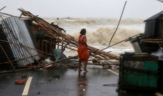 Hơn 50.000 người mất nhà cửa ở miền Đông Ấn Độ do bão Yaas