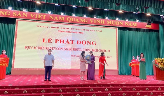 Danko Group ủng hộ tỉnh Thái Nguyên 1 tỷ đồng phòng, chống Covid 19 