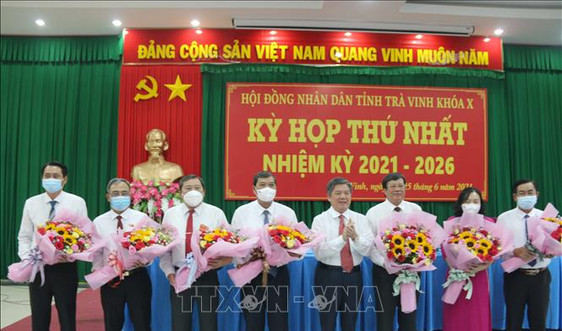 Chủ tịch HĐND, UBND tỉnh Trà Vinh tái đắc cử nhiệm kỳ mới