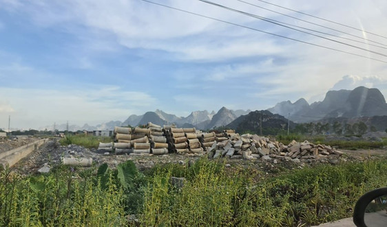 Hà Nam: Chưa được giao đất, Công ty Thu Ngân đã ồ ạt san lấp, thi công dự án nhà ở tại huyện Thanh Liêm