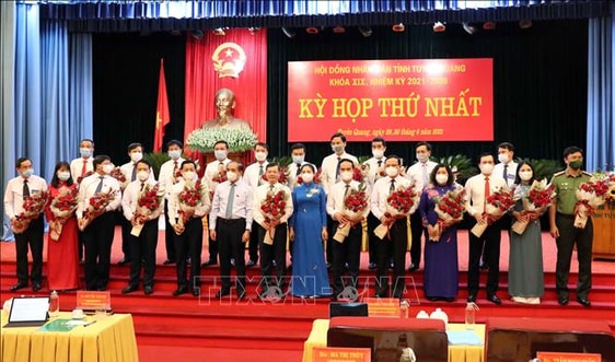 Tuyên Quang bầu các chức danh chủ chốt HĐND, UBND tỉnh