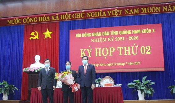 Ông Trần Anh Tuấn được bầu giữ chức Phó Chủ tịch UBND tỉnh Quảng Nam