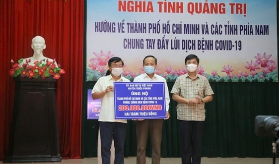 Quảng Trị hỗ trợ hơn 570 tấn hàng cho miền Nam chống dịch Covid-19