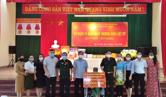Công đoàn Bộ Tài nguyên và Môi trường tri ân người có công tại tỉnh Phú Thọ
