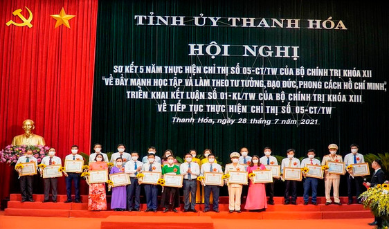 Thanh Hóa: Sơ kết 5 năm thực hiện học tập và làm theo tư tưởng, đạo đức Hồ Chí Minh
