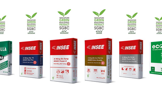 INSEE Việt Nam được SGBC nâng hạng  “Nhãn xanh” cho các sản phẩm xi măng