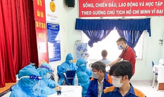 Petrolimex Sài Gòn triển khai tiêm mũi 2 vắc xin phòng Covid-19 cho CBCNV-NLĐ