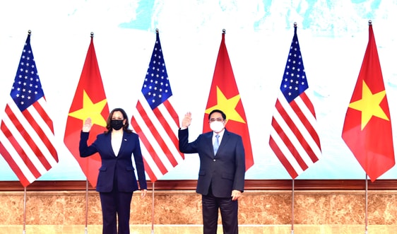 Thủ tướng Phạm Minh Chính tiếp Phó Tổng thống Hoa Kỳ Kamala Harris