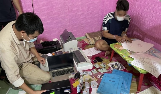 Quảng Nam: Triệt phá đường dây sản xuất, mua bán giấy tờ giả quy mô lớn