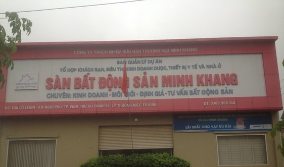 Nghệ An: Dự án KĐT Minh Khang nợ tiền sử dụng đất như “chúa chổm”