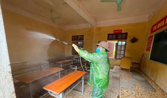 Sơn La: Dọn dẹp, khử khuẩn trường lớp để học sinh vùng dịch tựu trường