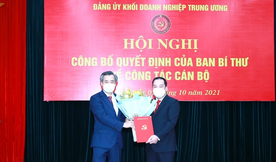 Ông Hồ Xuân Trường làm Phó Bí thư Đảng uỷ Khối Doanh nghiệp Trung ương 