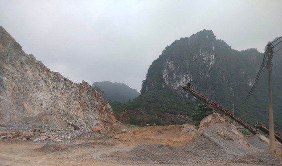 Thanh Hóa: Thu hồi đóng cửa mỏ đá công ty Thanh Hà
