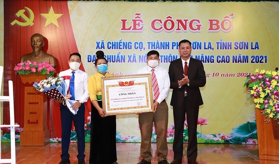 Sơn La: Công bố xã Chiềng Cọ đạt chuẩn nông thôn mới nâng cao
